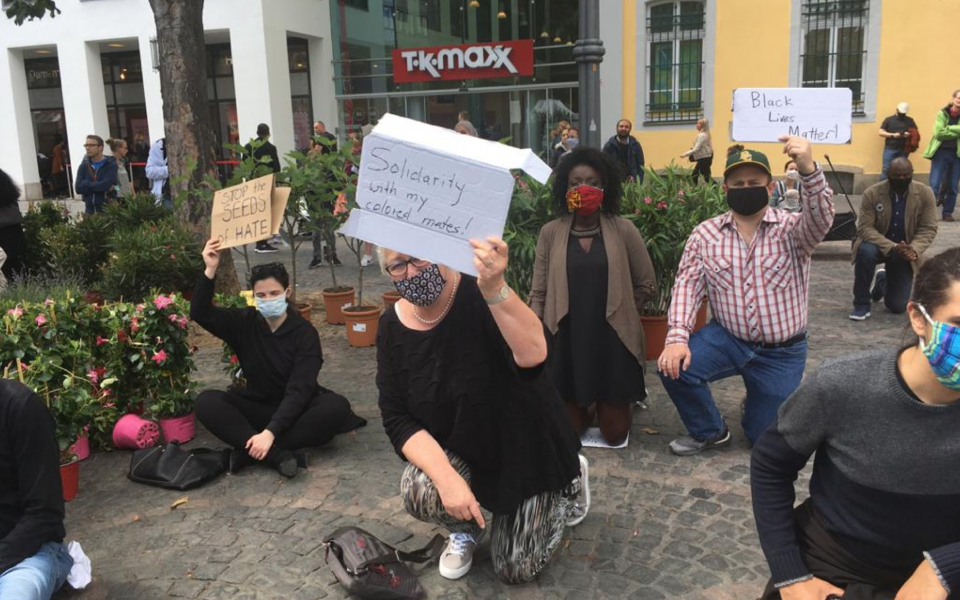 Demonstration Against Racism in Bonn, Germany