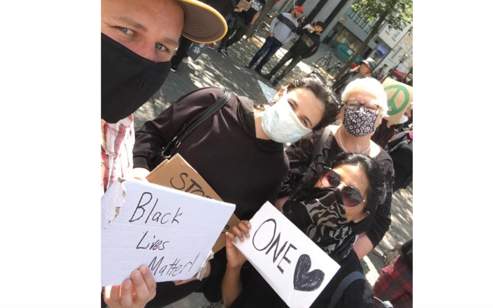 Demonstration Against Racism in Bonn, Germany