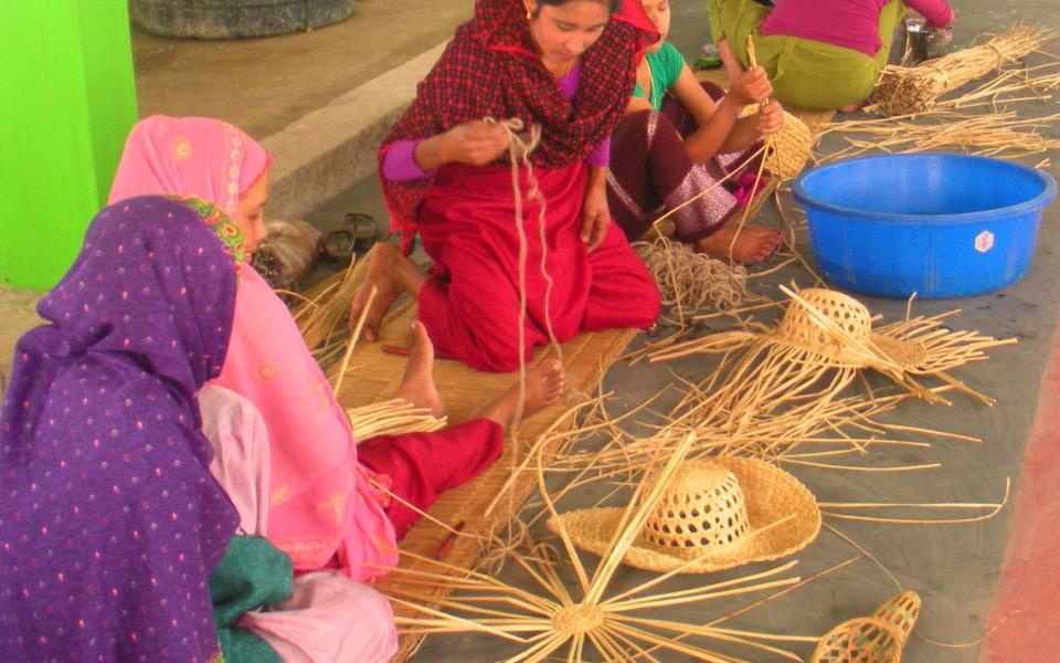 Photo: A group of artisans working