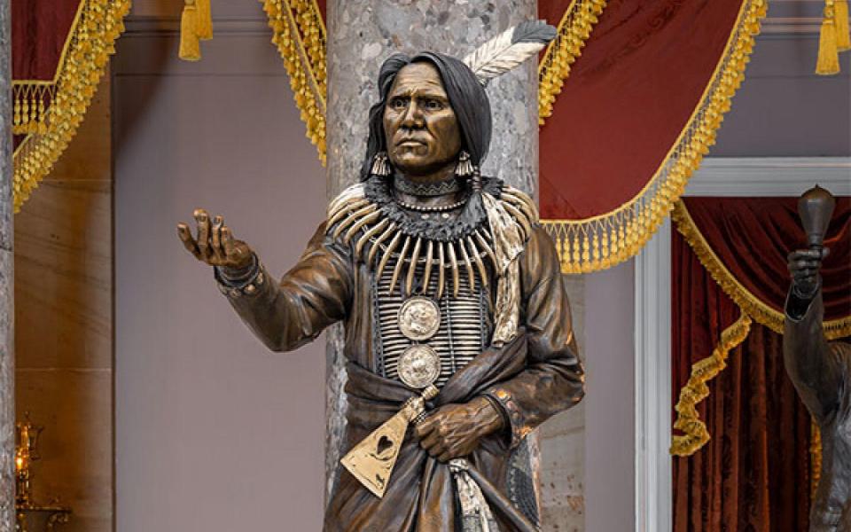 Chief Standing Bear at the US Capitol