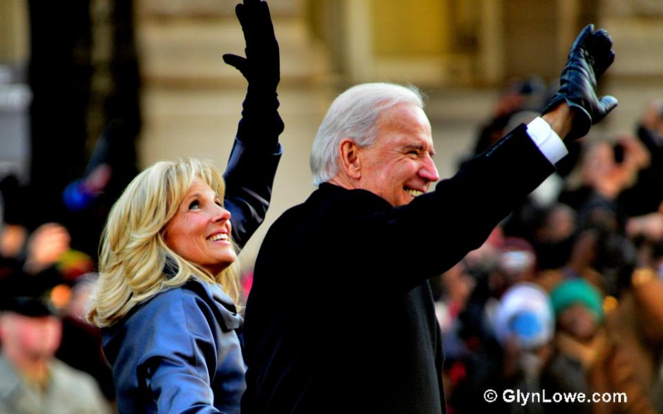 Photo by Glyn Lowe PhotoWorks from Lisbon, Portugal - Joe Biden - Jill Biden - 2013 Presidential Inauguration Day, via Wikicommons