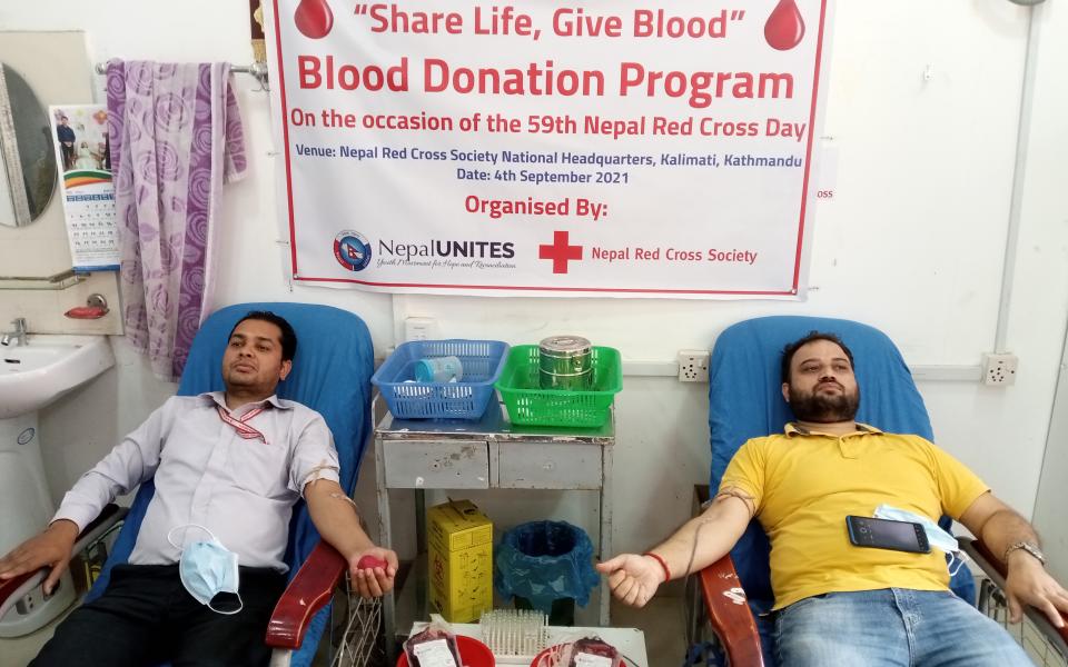 Nepal Unites blood donation