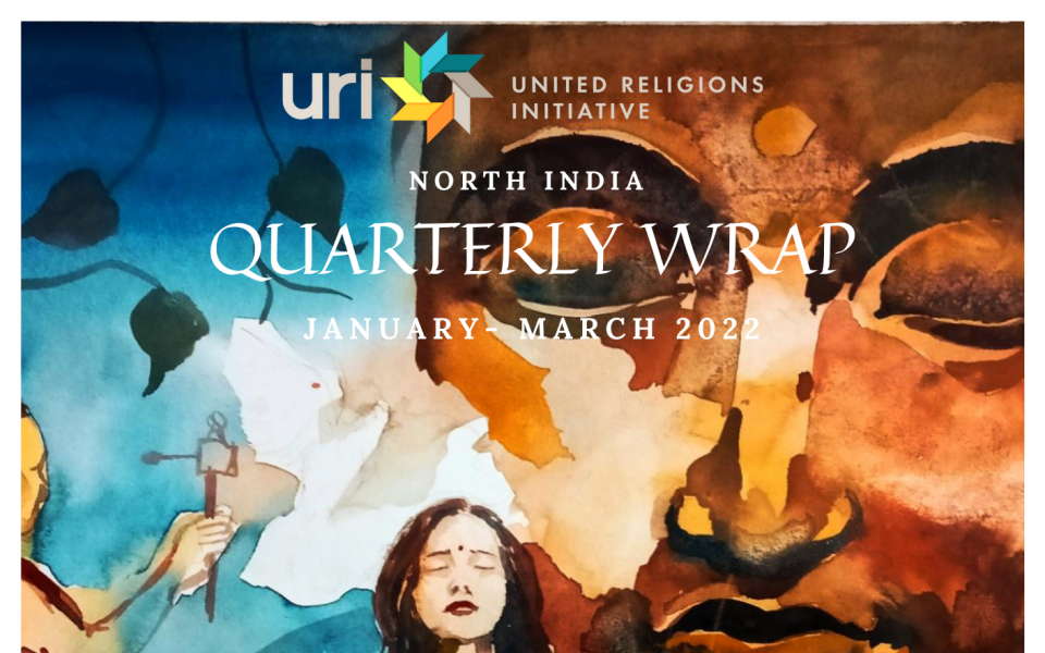 The winning image of World Interfaith Harmony Week Art competition- depicting the idea of meditation as Buddhist tradition