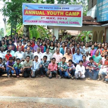 KIPS youth camp in South India