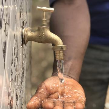Image of water tap inaugurated in Bamia Village, Cameroon