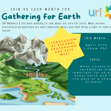 Gathering for Earth April
