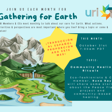 Gathering for earth october