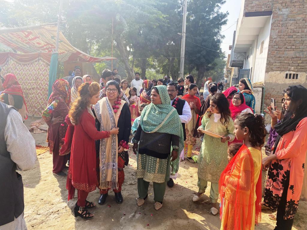 Celebrations at the URI Vocational Sewing Centre